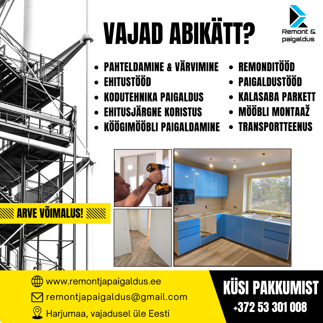 Remont & Paigaldus OÜ brochure